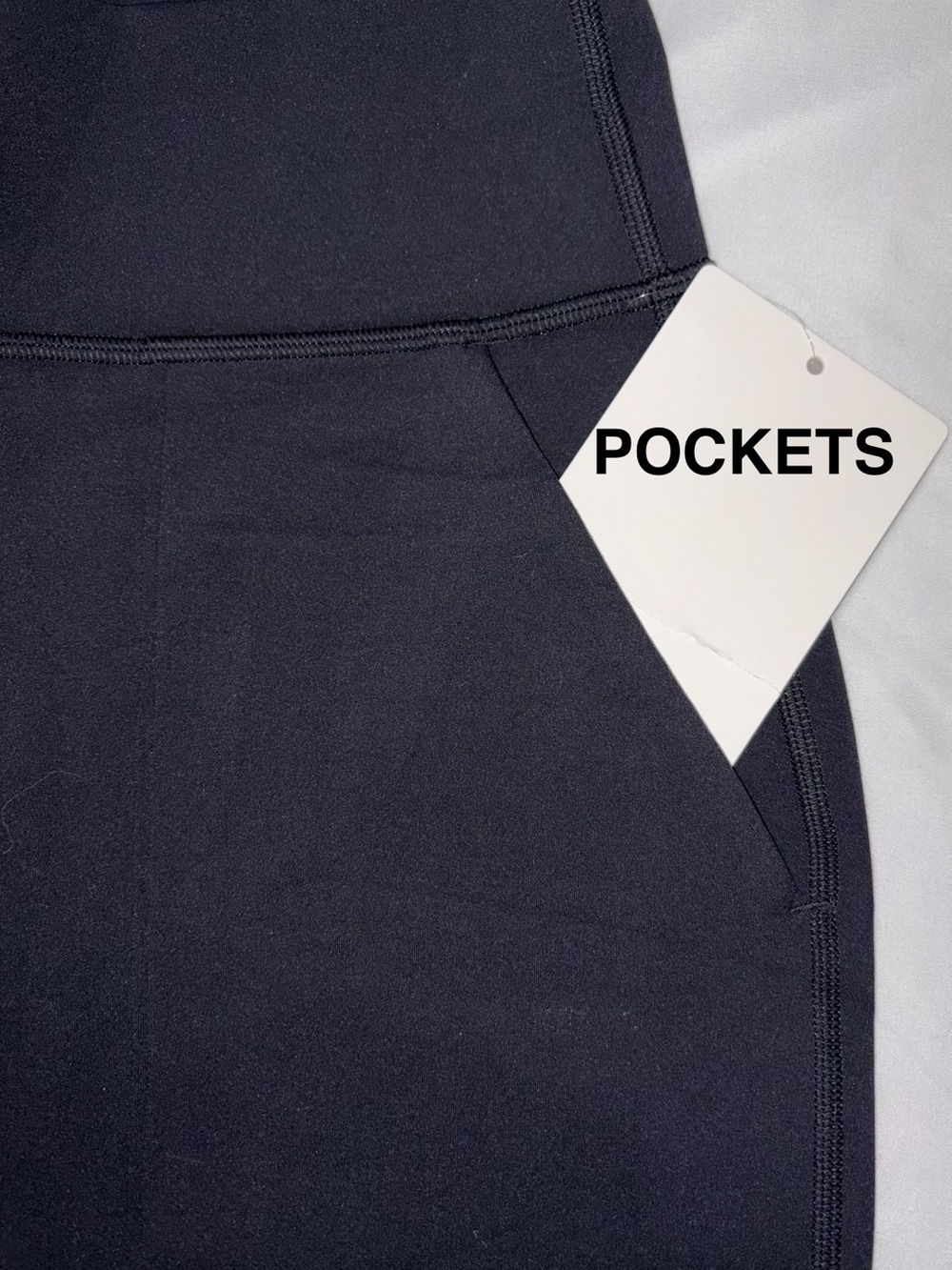NWT*LULULEMON*SIZE 6* ALIGN HIGH RISE JOGGER*AUTHENTIC*BLACK*$118 RETAIL*25” LNG - Picture 8 of 16
